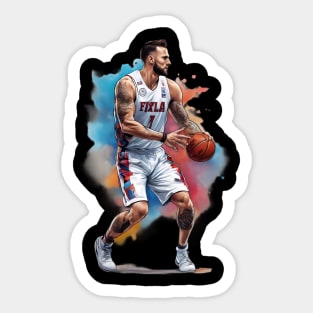 Basketball Shooter Sticker